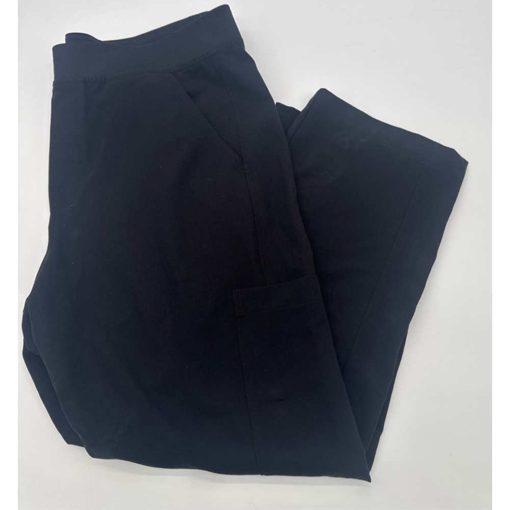 FIGS Black Straight Leg Scrub Pants XL